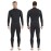 Lemorecn Mens Surfing Wetsuit Neoprene 3/2mm Chest Zip Full Wetsuit for Men(MC0301-3XL)