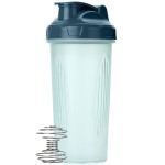 Mr. Pen- Shaker Bottles for Protein Mixes, 28 oz, 1 Pack, Clear, Protein Shaker Bottle with Wire Whisk Ball, Blender Bottle