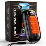 Hand Warmers Rechargeable - Electric Hand Warmer Rechargeable Heat Up to 127 with 15Hrs Warmth, Electronic Portable Pocket Heater for Hunting Golf Raynauds Camping, Gifts for Women Man