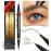 iMethod Microblading Eyebrow Pencil - Brow Pencil 2-in-1 Dual-Ended Eyebrow Pen with 3-Prong Micro-Fork-Tip Applicator & Precise Brush-Tip Creates Natural-Looking Brows, Stay on All Day, Brown