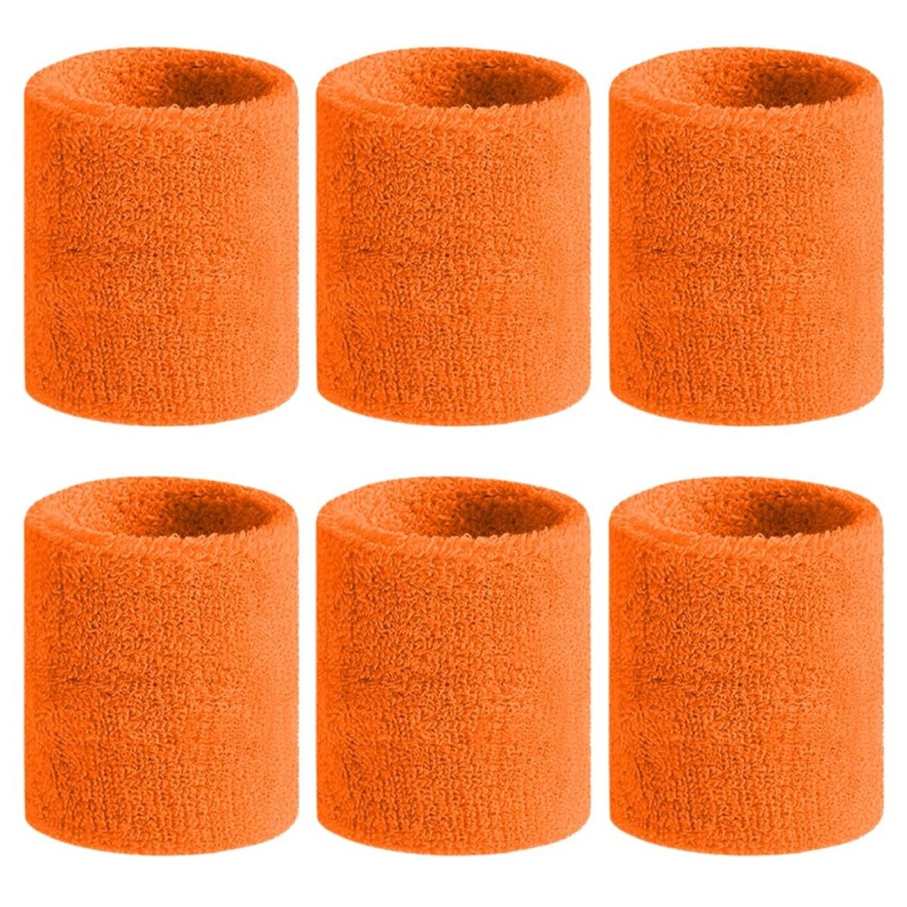 BEACE Sweatbands Sports Wristband for Men & Women - Moisture Wicking Athletic Cotton Terry Cloth Sweatband for Tennis, Basketball, Running, Gym, Working Out