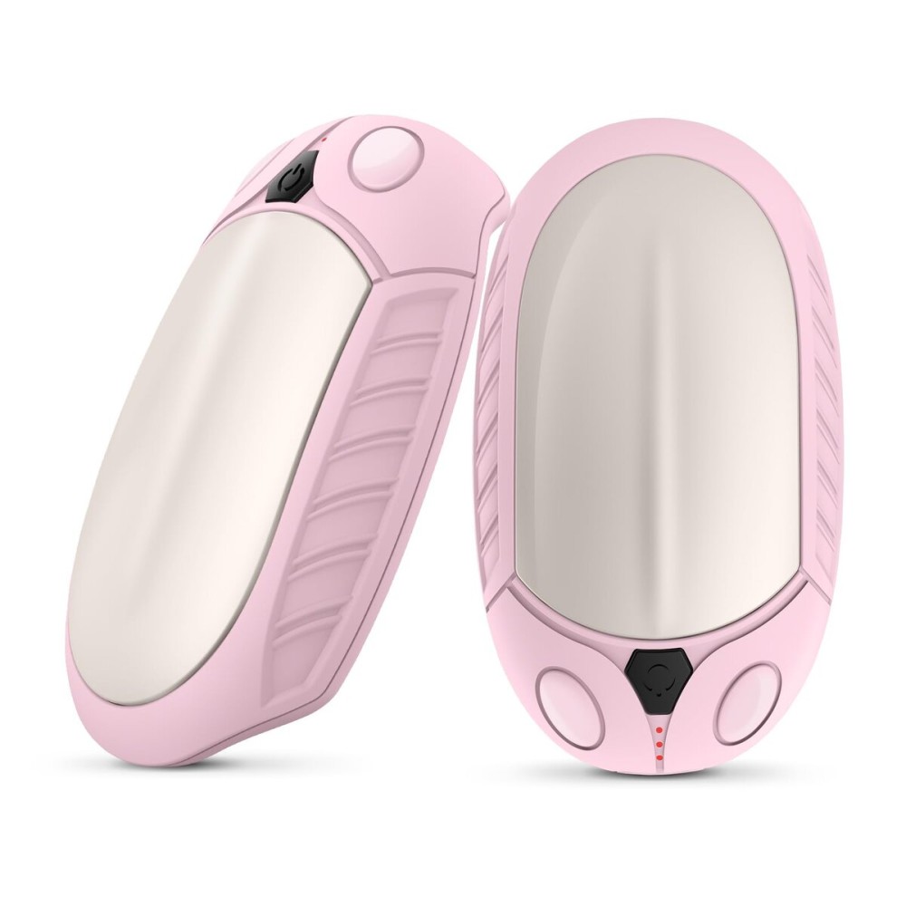 Classic Hand Warmers Rechargeable 2 Pack, AI Temperature Control Pocket Size Electric Handwarmers, Quick Charge Portable Hand Warmer Great Gift for Christmas Outdoors, Hunting, Golf, Camping-Pink