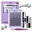 B&Q Wispy Lash Clusters Kit B49, DIY Lash Extension Kit 156PCS Eyelash Extension Kit, Soft Natural Lash Clusters 8-18MIX D Curl Lash cluster, Thin Black Band Cluster Eyelash Extensions (B49 Set)
