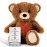 Gemma Joy Baby Sleep Soother Brown Bear for Baby - Cry Activated Heartbeat Stuffed Animal - Rechargeable Crib Soother with White Noise, Shush, Lullabies & Night Light - Newborn Essentials Must Haves
