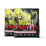 COLOSSAL LABS Muscle Whey Protein Flavored Protein Powder, 25,000mg Amino Acids/Serving, Cold Filtered(Packaging May Vary) (10 Pound (Pack of 2), Strawberry)