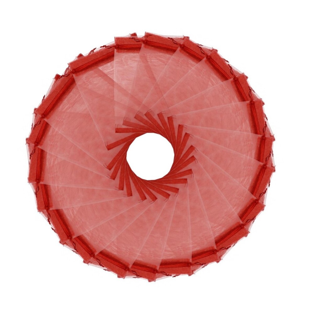 Wudygirl 100PCS Organza Bags 5X7 Inch Favor Bags Jewelry Bags Drawstring for Christmas Candy Wedding Favor Party Baby Shower(Red 5X7)