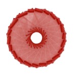 Wudygirl 100PCS Organza Bags 5X7 Inch Favor Bags Jewelry Bags Drawstring for Christmas Candy Wedding Favor Party Baby Shower(Red 5X7)