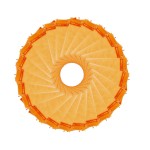 Wudygirl 100PCS 5X7 Inch Organza Bags - Jewelry, Drawstring, Sheer Organza Bags for Halloween, Christmas, Parties, Weddings, Baby Showers (Orange 5X7)