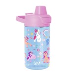 Simple Modern My Little Pony Kids Tritan Plastic Summit Water Bottle | 12 oz BPA-Free Cup with Covered Leak Proof Straw Lid for Girls, Toddlers | Garden of Rainbows