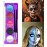 MEICOLY 10 Colors Water Activated Eyeliner Palette, Blue Sally Makeup Neon Face Paint Kit,Colored Retro Halloween Hydra Liner,Matte Graphic Eyeliner, UV Blacklight Fluorescent Glow Face Body Paint,02