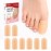 Bukihome 8 Pcs Gel Toe Cap, Big Toe Protector for Women Men - Cushions and Protects to Cover Toes, Relief Toe Pain from Ingrown Toenails, Corns, Blisters, Hammer Toes (Large Size)