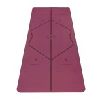 Liforme Original Yoga Mat - Free Yoga Bag Included - Patented Alignment System, Warrior-like Grip, Non-slip, Eco-friendly, sweat-resistant, long, wide, 4.2mm thick mat for comfort