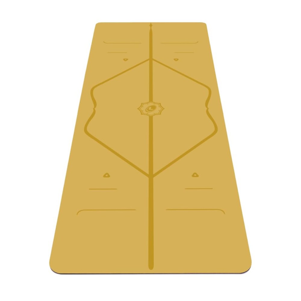 Liforme Original Yoga Mat - Free Yoga Bag, Patented Alignment System, Warrior-like Grip, Non-slip, Eco-friendly and Biodegradable, sweat-resistant, long, wide, 4.2mm thick mat for comfort