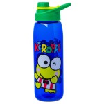 Silver Buffalo Sanrio Hello Kitty and Friends Keroppi Water Bottle with Screw-On Lid, 28 Ounces
