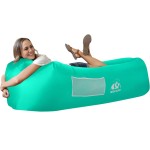 WEKAPO Inflatable Couch Air Lounger Chair - Camping & Beach Accessories, Portable Blow up Sofa for Hiking, Lawn, Indoor/Outdoor Movies & Music Festivals. Lightweight and Easy to Set Up Air Hammock