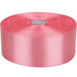 Baocuan 1-1/2 inch Rose Gold Satin Ribbon 50 Yards Solid Fabric Ribbons Roll for Wedding Invitations, Bridal Bouquets, Sewing, Party Decorations, Gift Wrapping and More