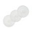 Hippypotamus Lids for Toddler Plates - Fits Silicone Baby Plates 7.75 in. Diameter - BPA Free - Set of 3 (Clear Lids)