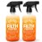 ANGRY ORANGE Citrus Multipurpose Cleaner Spray for Kitchen and Bathroom - 24 oz - Value 2 Pack