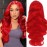Loyom Red Wig Human Hair 13x4 Red Body Wave Lace Front Wigs Human Hair Glueless Wigs Human Hair Pre Plucked 200 Density Red Human Hair Wigs Colored HD Lace Frontal Wig 20 Inch