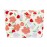 Floral Makeup Bag Large Cotton Zipper Pouch for Purse Travel Canvas Make Up Organizer for Women Cosmetic,Flower Pink