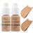 2 Pack PHOERA Foundation 104 Buff Beige and 105 Sand,Soft Matte Oil Control Liquid Foundation.