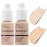 2 Pack PHOERA Foundation 101 Porcelain and 102 Nude,Soft Matte Oil Control Liquid Foundation.