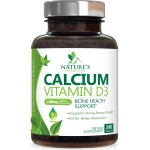 Calcium Supplement 1200 mg - with Vitamin D3 for Best Absorption - Supports Immune Health, Bones & Teeth - Nature\'s Calcium Carbonate + 1600 IU of D3 - Bottled in USA for Women & Men - 240 Tablets