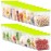 SPLF 20 Pack Reusable Sandwich Bags Dishwasher Microwave Safe, BPA Free Extra Thick Leakproof Reusable Food Storage Bags Silicone Free Quart Size Freezer Bags Containers