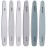 Nail File and Buffer Set, 6 Pcs Professional Nail File Kit for Acrylic and Natural Nails, 100/150/180/220/240/280/1000/4000 Grit Soft Nail Filer Gel Nail Files & buffers Filing Emery Board Home Salon