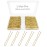 330 Count U Shaped Hair Pins Blonde, YINGFENG 2.4inch Gold Bun Pins Bun Hair Pins for Women Girls with Storage Box, Hair Accessories for All Hair Types
