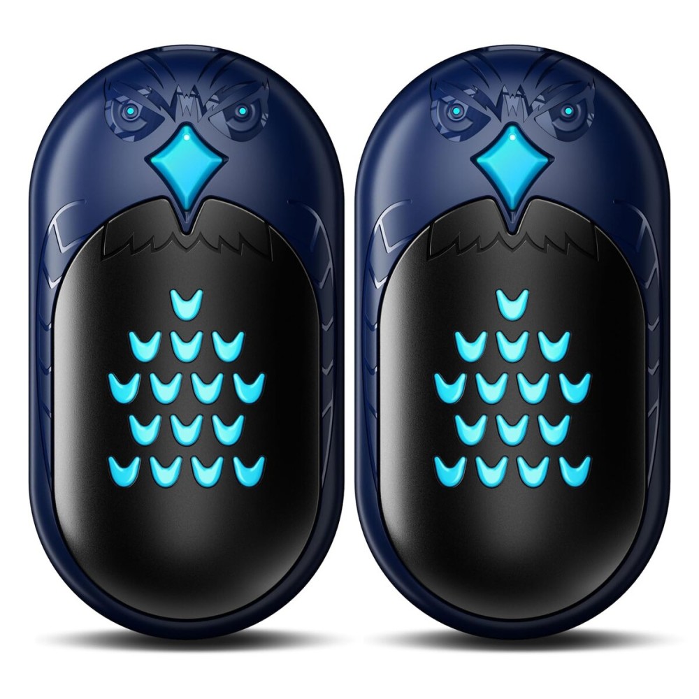 Hand Warmers Rechargeable, 2 Pack 6000mAh Electric Portable Heater, 20 Hrs Long Heating Hot Pockets Hand Warmer, Hunting Gear, Gifts for Women, Men, Raynauds, Camping, Golf, Outdoors (Blue Pro)
