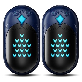 Hand Warmers Rechargeable, 2 Pack 6000mAh Electric Portable Heater, 20 Hrs Long Heating Hot Pockets Hand Warmer, Hunting Gear, Gifts for Women, Men, Raynauds, Camping, Golf, Outdoors (Blue Pro)