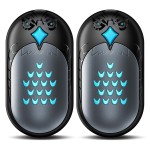 Hand Warmers Rechargeable, 2 Pack 6000mAh Electric Portable Heater, 20 Hrs Long Heating Hot Pockets Hand Warmer, Hunting Gear, Gifts for Women, Men, Raynauds, Camping, Golf, Outdoors (Gray Pro)