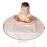 Tidy Tot- Baby Bib & Tray Kit - Mess Proof Long Sleeve Smock Attaches to Feeding Mat - Waterproof Bib - Machine Washable. Fits Babies and Toddlers 6-24 months - Sand