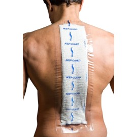 TIDI AquaGuard Sheet - 7 x 22 - Shower Protection Sheet - Self-Adhesive Moisture Barrier - Made Without Latex - Wound Cover for Showering - 98 Sheets per Case - Home Medical Supplies (50022-CSE)