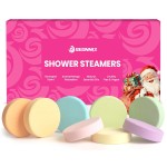 SEONNIX Shower Steamers Aromatherapy, 8 Pack Shower Bombs for Relaxation and Stress Relief, Natural Essential Oils Spa Gift Set for Women, Birthday Gifts, Self Care & Home Spa Experience
