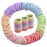 200PCS Elastic Hair Ties, No Crease Hair Small Ponytail Holders for Kids Girls Baby Toddler, Marcon Color, Hair Holiday Accessories