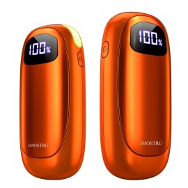 Hand Warmers Rechargeable 2 Pack, Electric Dual-Sided Heating with LED Display & Flashlight, Max 127, 13Hrs Long Lasting Pocket Heater for Raynauds, Hunting Essentials, Golf Gifts for Men Women