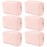 SOIDRAM Corduroy Cosmetic Bag - Cute Pink Makeup Pouch, Large Capacity, Travel Toiletry Bag Organizer with 1Pcs Makeup Brushes Storage