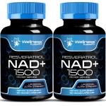 WELLNESS LABSRX NAD Supplement, 1500mg - Liposomal NAD+ Supplement with Resveratrol, NAD Plus Boosting - Support Cellular Health, Stamina & Healthy Aging - Ultra Strength Capsules, USA Made - 2 Pack