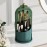 GAXmi Makeup Brush Holder with Lid Cosmetic Tools Organizer 360 Rotating Waterproof Dustproof Beauty Brushes Storage for Vanity, All Green