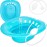 Pochik Sitz Bath for Toilet Seat Hemorrhoids and Postpartum Care, Yoni Steam Seat, Perineal Soaking, Collapsible, Flusher Hose, Drain Holes, Wider Seating Area - Navy