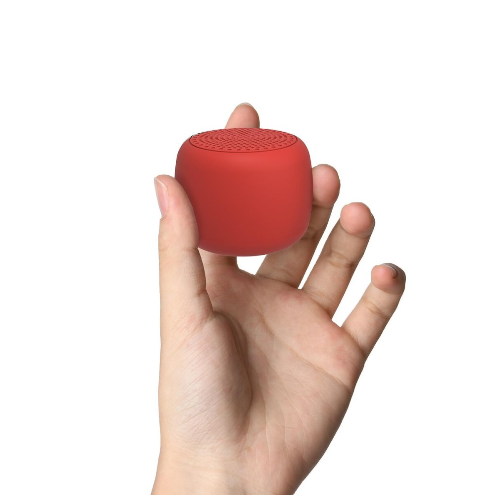 Babelio White Noise Sound Machine for Adults Kids Baby, Mini, 15 Non-looping Sounds, Timer, Memory Function, Easy to Pocket and Travel Red