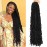 7 Packs 30 Inch Faux Locs Crochet Hair for Black Women Soft Locs Crochet Hair for Butterfly Locs Curly Wavy Goddess Locs Crochet Loc Hair (30 inch(pack of 7), 1B)