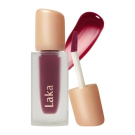 Laka Fruity Glam Tint, 4.5g/0.15oz, Glowing Lip Stain with Wide Color Spectrum, Hydrating & Lightweight Texture, Long-Lasting Bold Stain, Non-Sticky, Vegan, K-Beauty (115 Envy)