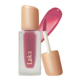 Laka Fruity Glam Tint, 4.5g/0.15oz, Glowing Lip Stain with Wide Color Spectrum, Hydrating & Lightweight Texture, Long-Lasting Bold Stain, Non-Sticky, Vegan, K-Beauty (113 Pleasure)