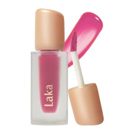 Laka Fruity Glam Tint, 4.5g/0.15oz, Glowing Lip Stain with Wide Color Spectrum, Hydrating & Lightweight Texture, Long-Lasting Bold Stain, Non-Sticky, Vegan, K-Beauty (105 Cold)