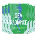 FACETORY K Beauty Face Mask Skin Care - SEA THE RADIANCE PLUMPING Sheet Mask with Peptides & Seaweed Extract | Hydrates, Firms, Rejuvenates (5 Pack)
