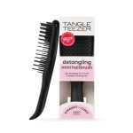 Tangle Teezer Ultimate Detangler Hairbrush, Eliminates Knots & Reduces Breakage, Mini Hair Brush for Travel, Small Hands & All Hair Types, Black