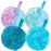 BCKENEY Bath Loofah Shower Sponge Body Back Scrubber Soft Mesh Shower Puffs Exfoliating Loofa for Women & Men Bath Accessories Cleaning Tool (4Pcs 75G, Extra Large)